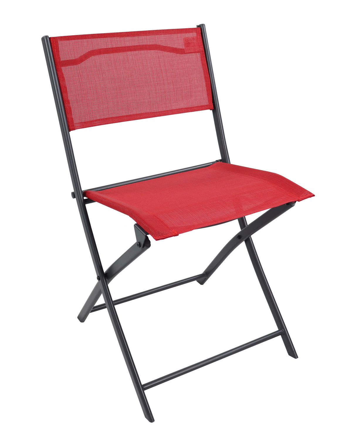 VCM Gartenstuhl 2er Set Sumila rot Metall B/H/L: ca. 45x79x46 cm Sumila - rot (46,00/45,00/79,00cm) - VCM