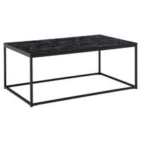 Couchtisch schwarz B/H/T: ca. 60x40x100 cm Couchtisch - schwarz (60,00/40,00/100,00cm) - Wohnling