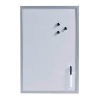 Zeller Magnet-/Schreibtafel Magnet-/Schreibtafel - grau (59,00/39,50/1,50cm) - Zeller