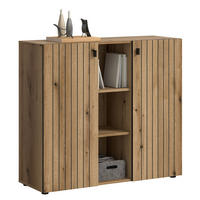 Schuhkommode STATION Evoke Oak Nachbildung B/H/T: ca. 106x96x37 cm STATION - (106,00/96,00/37,00cm) - xonox.home