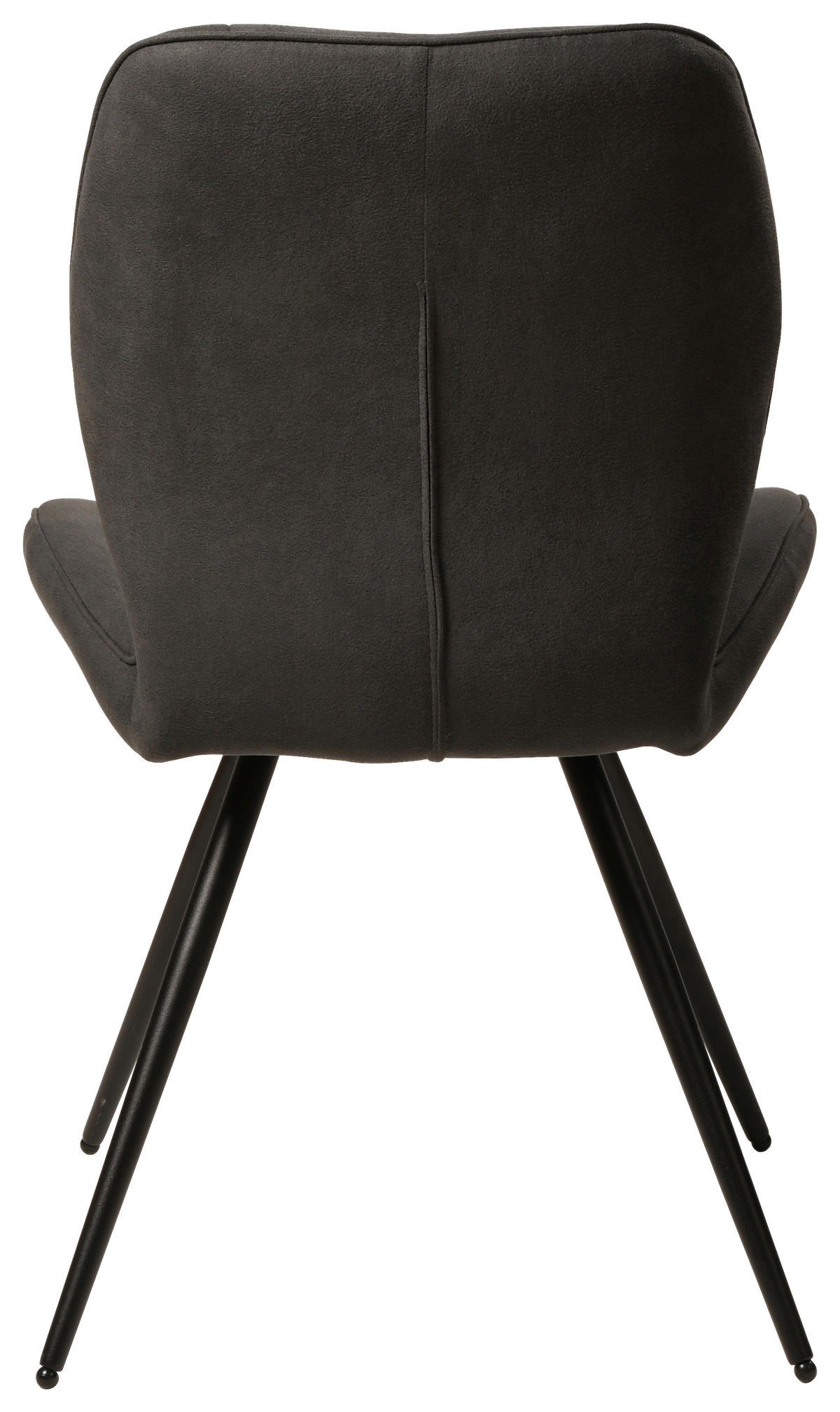 Stuhl New York anthrazit Microfaser B/H/T: ca. 51x87x55 cm New York - schwarz/anthrazit (51,00/87,00/55,00cm)