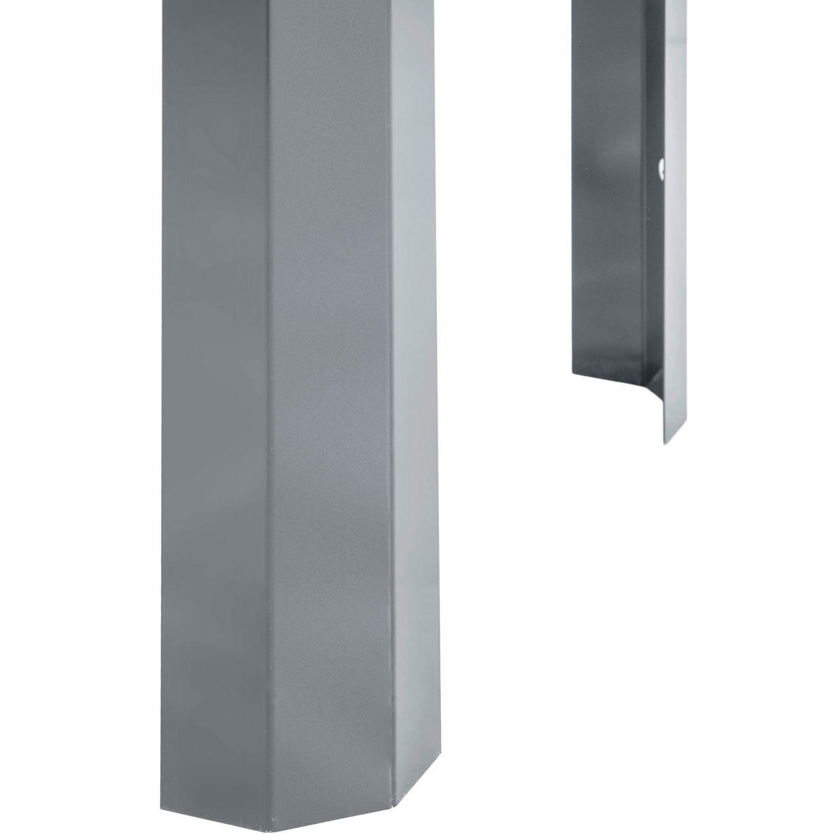 Outsunny Hochbeet silber Stahl B/H/L: ca. 45x80x100 cm Hochbeet - silber (100,00/45,00/80,00cm) - Outsunny
