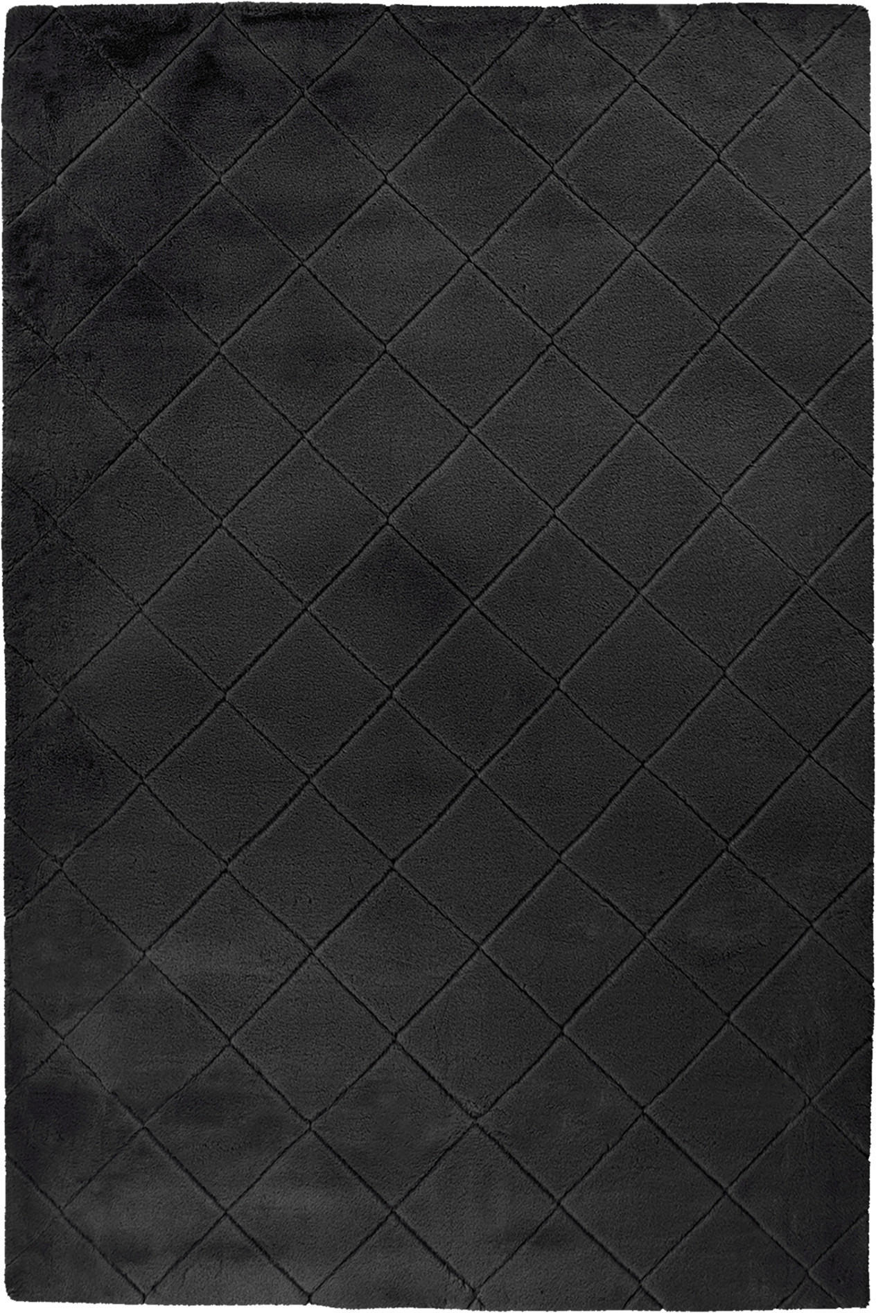 Padiro Hochflorteppich Imala 125 schwarz B/H/L: ca. 160x3x230 cm Imala 125 - schwarz (230,00/160,00/3,00cm) - Padiro