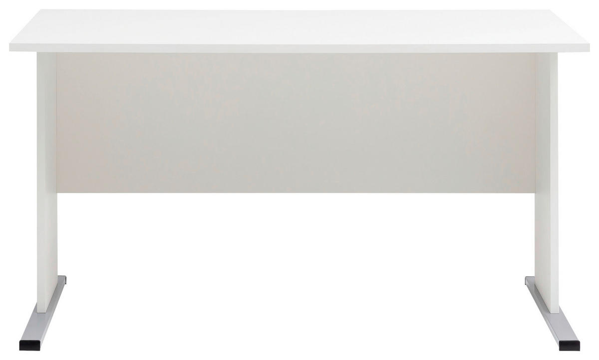 Schreibtisch Serie 200 perlweiß B/H/T: ca. 140x74,2x65 cm Serie 200 - perlweiß (140,00/74,20/65,00cm) - Möbelpartner