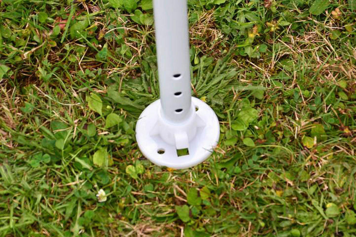 VCM Pavillon grün Stahlrohr B/H/L: ca. 300x197x300 cm Pavillon_3x3m grün - grün (300,00/300,00/197,00cm) - VCM