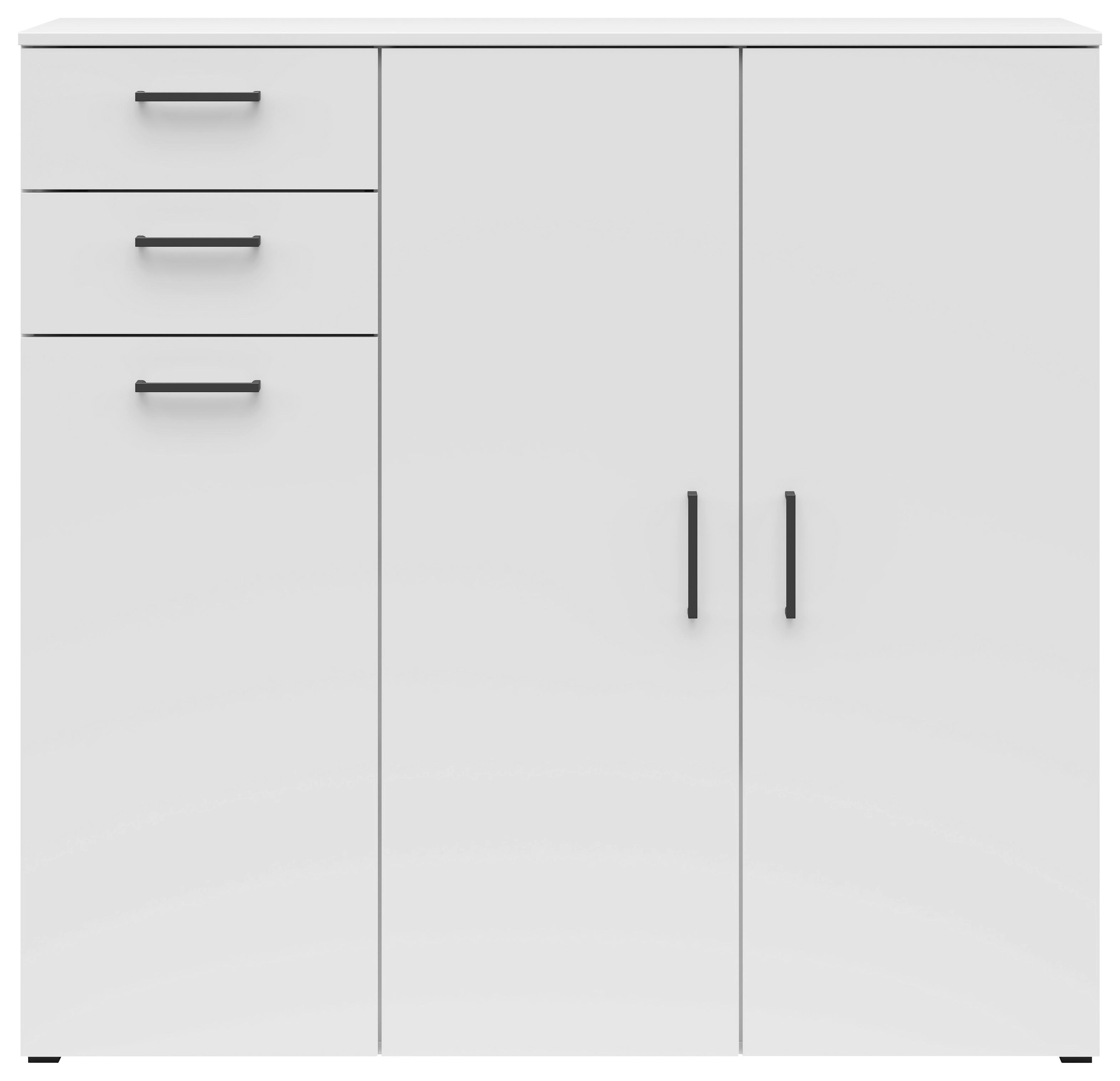 Kommode Multi-Stauraum Typ 33 weiß B/H/T: ca. 120x115x40 cm Multi-Stauraum Typ 33 - weiß (120,00/115,00/40,00cm)