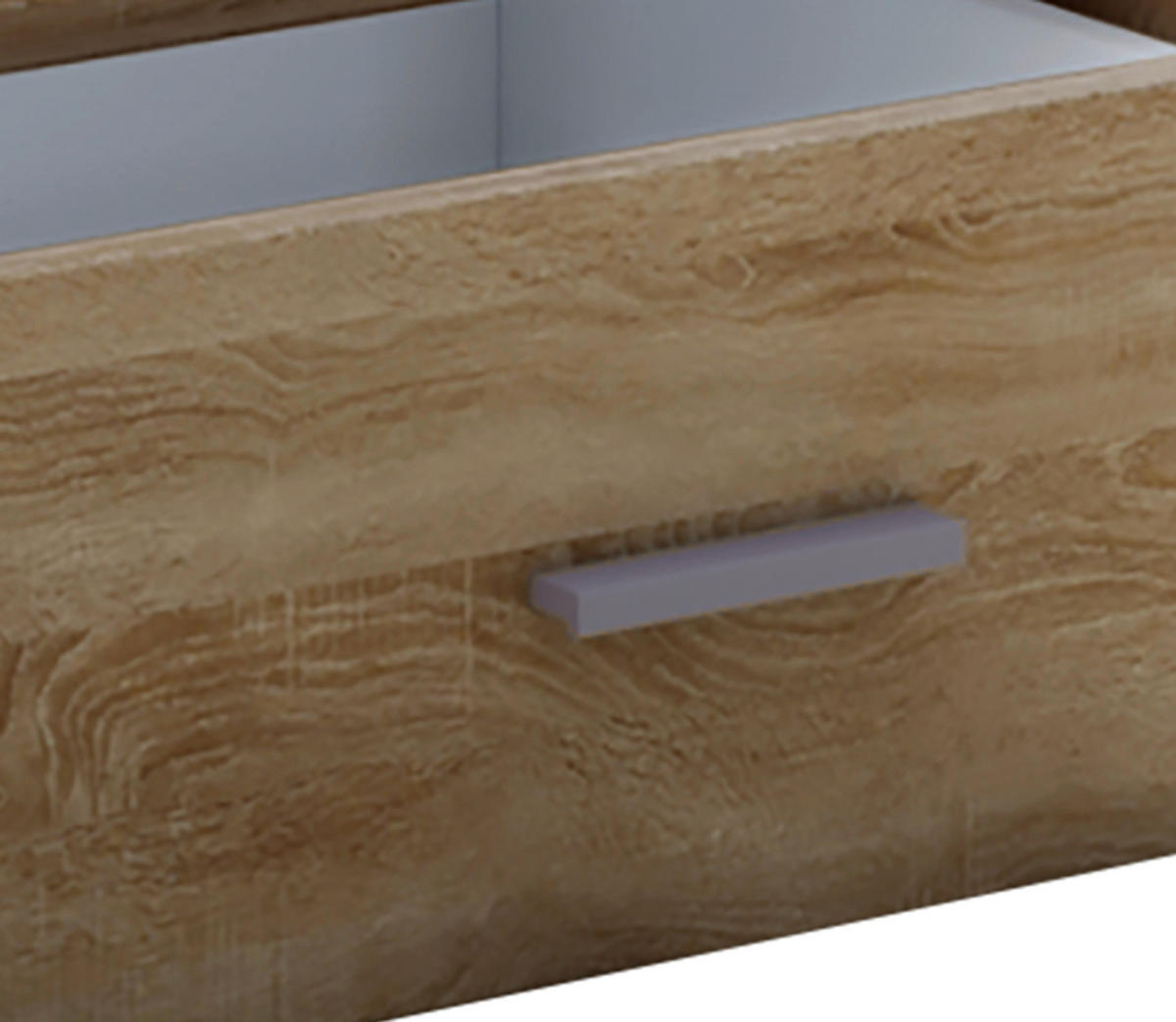 Couchtisch Junata Eiche Sonoma Nachbildung B/H/T: ca. 110x44x52 cm Junata - Eiche (110,00/44,00/52,00cm) - VCM Möbel