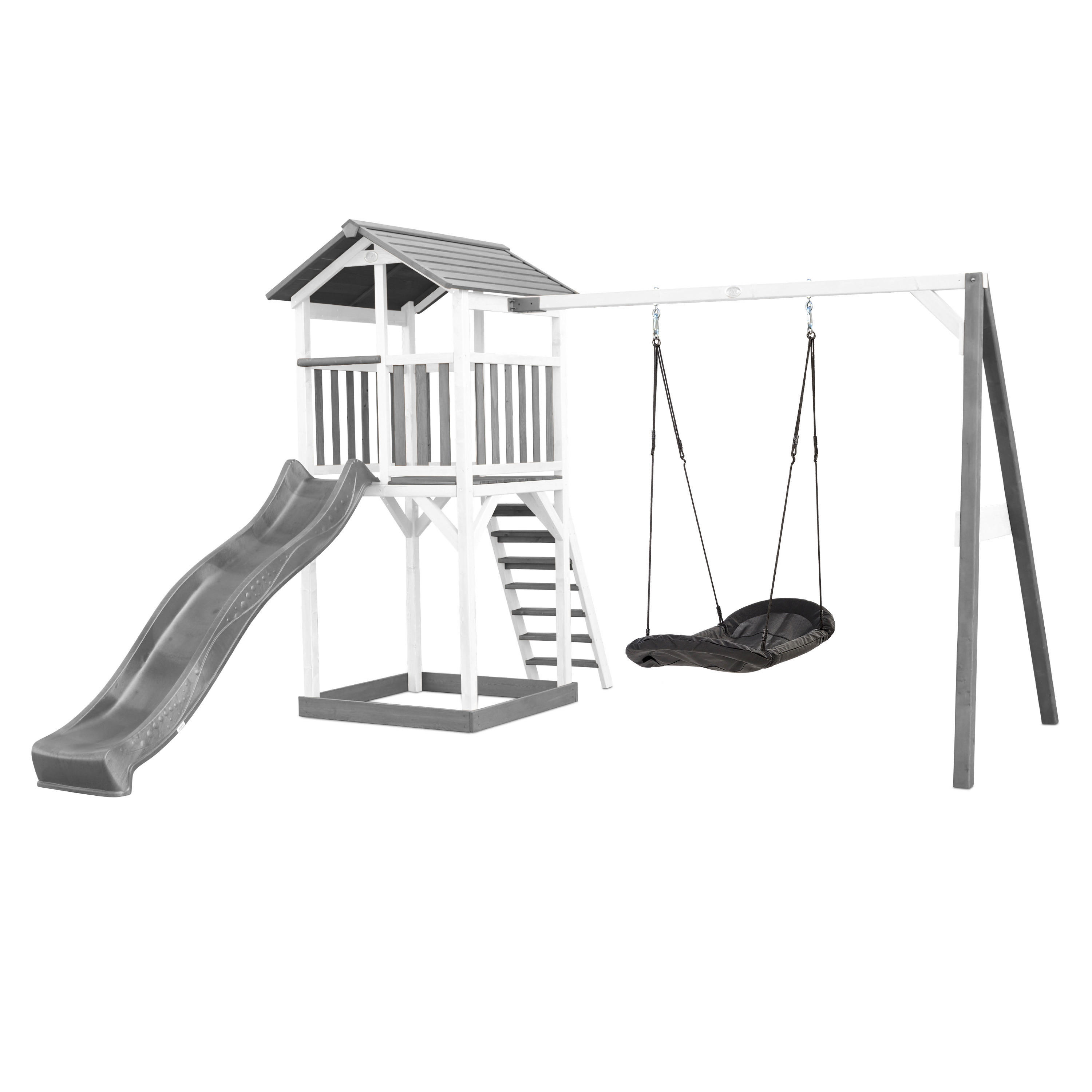 AXI Spielturm Beach Tower weiß B/H/L: ca. 357x242x349 cm Beach Tower - weiß (349,00/357,00/242,00cm) - AXI