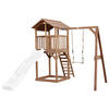 AXI Spielturm Beach Tower braun B/H/L: ca. 284x242x349 cm Beach Tower - braun/weiß (349,00/284,00/242,00cm) - AXI