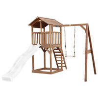 AXI Spielturm Beach Tower braun B/H/L: ca. 284x242x349 cm Beach Tower - braun/weiß (349,00/284,00/242,00cm) - AXI
