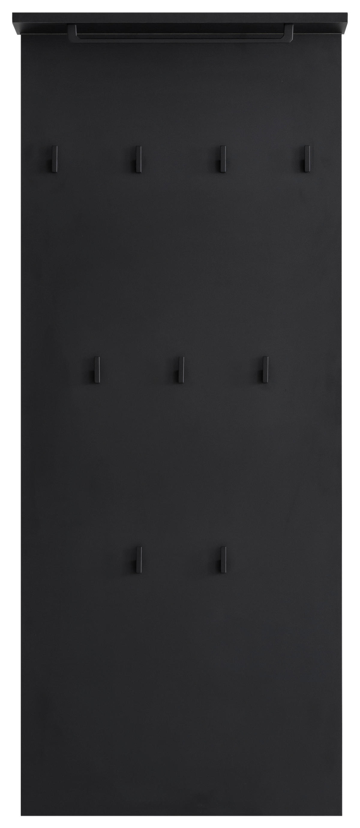 Wandpaneel Janne schwarz matt B/H/T: ca. 50x12,6x20,9 cm Janne - schwarz (50,00/12,60/20,90cm) - Möbelpartner