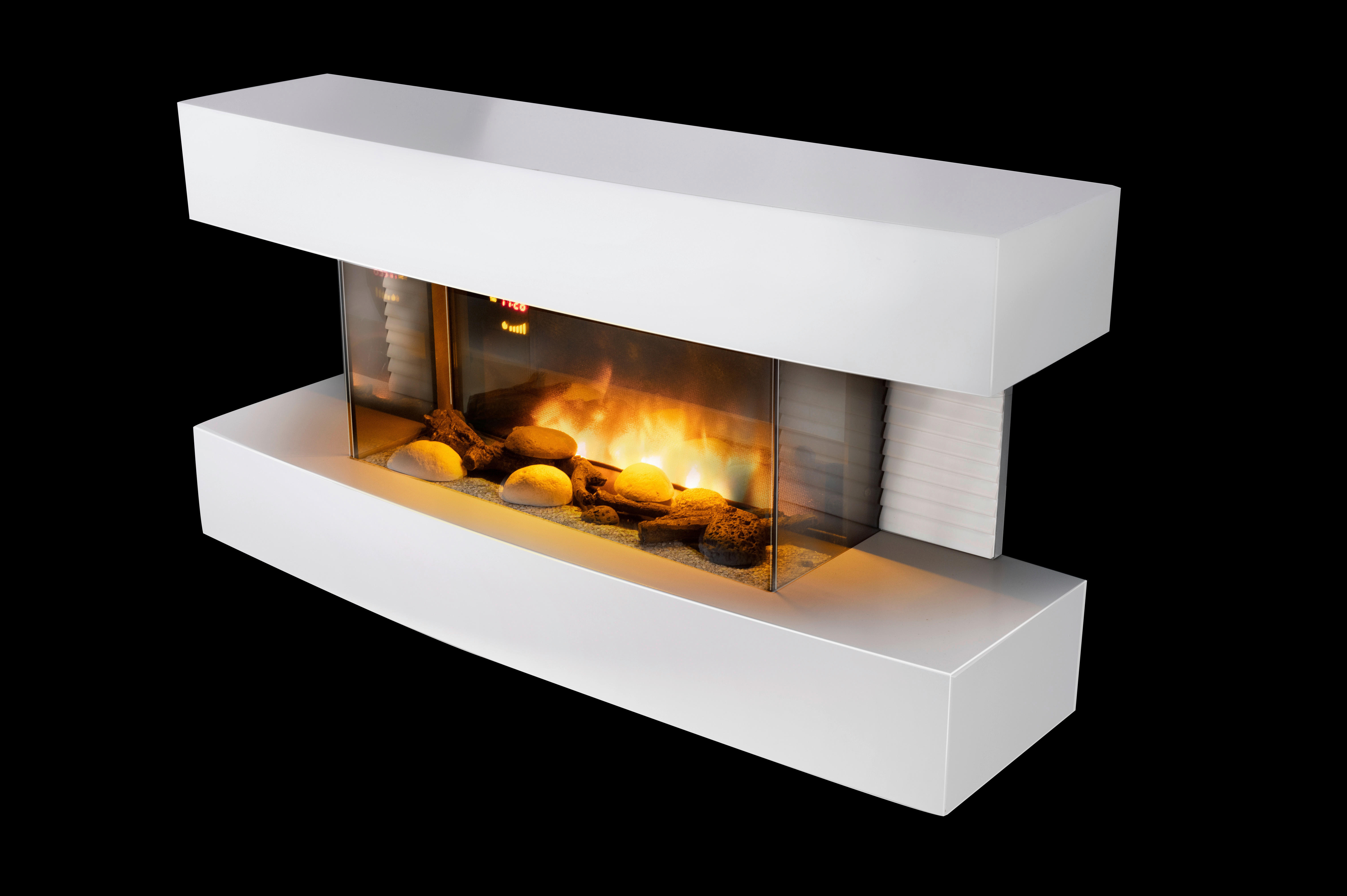 Thumbnail - Elektrokamin weiß B/H/L: ca. 20x41,5x81 cm ca. 2000 W