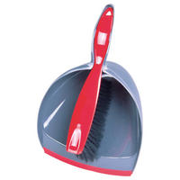 POCOline Kehrgarnitur grau B/H/L: ca. 24x8x34 cm Kehrgarnitur_Classic - rot/grau (34,00/24,00/8,00cm) - POCOline