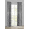 Dekovorhang Blätter silber B/L: ca. 140x245 cm Blätter - silber/grau (140,00/245,00cm) - Happy Home