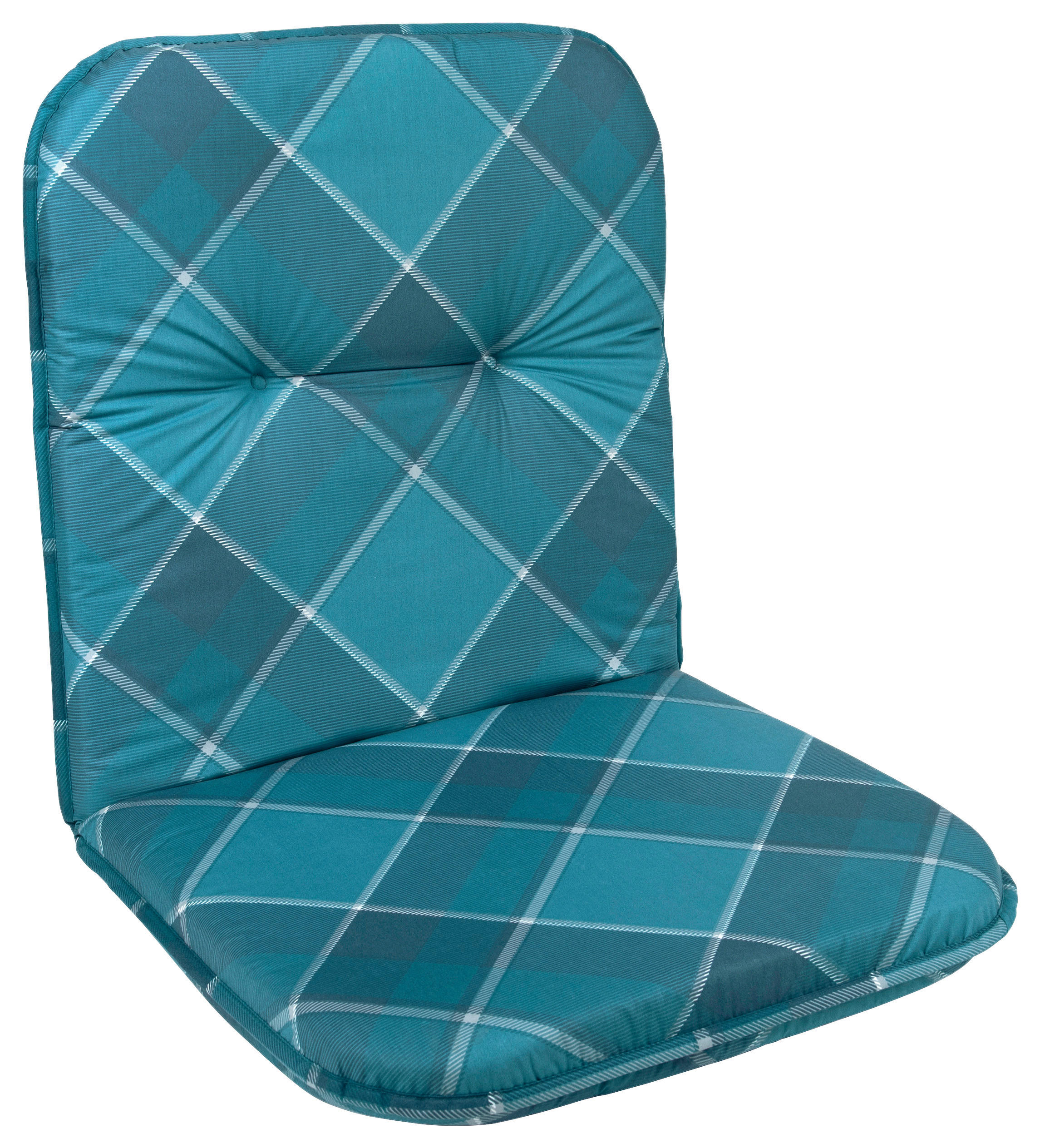 Neutral Auflage Ida blau Polyester B/H/L: ca. 50x5x98 cm Ida - blau/grün (98,00/50,00/5,00cm) - Neutral