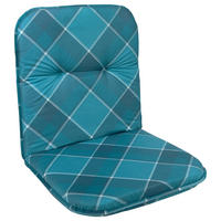 Neutral Auflage Ida blau Polyester B/H/L: ca. 50x5x98 cm Ida - blau/grün (98,00/50,00/5,00cm) - Neutral