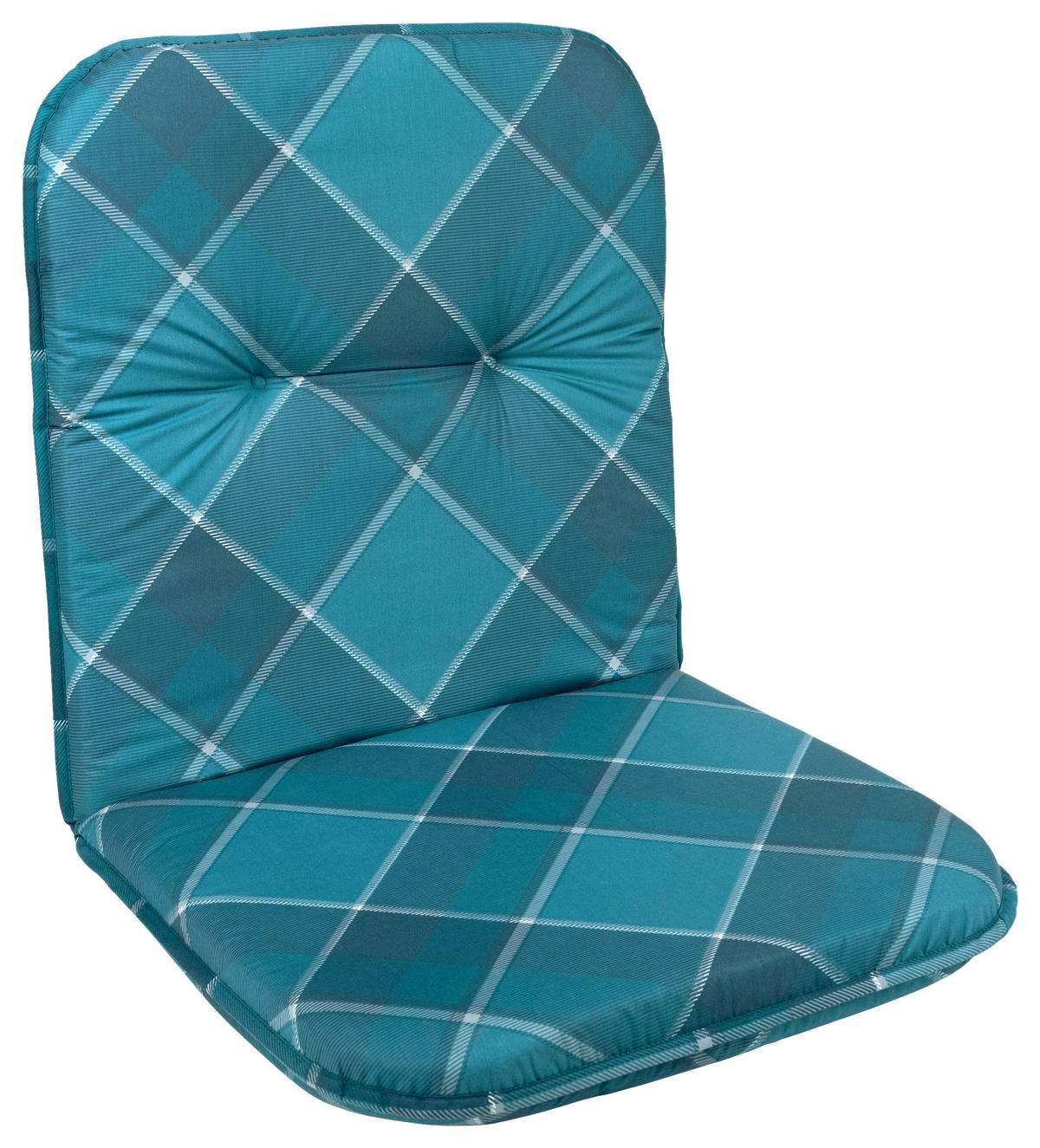 Neutral Auflage Ida blau Polyester B/H/L: ca. 50x5x98 cm Ida - blau/grün (98,00/50,00/5,00cm) - Neutral