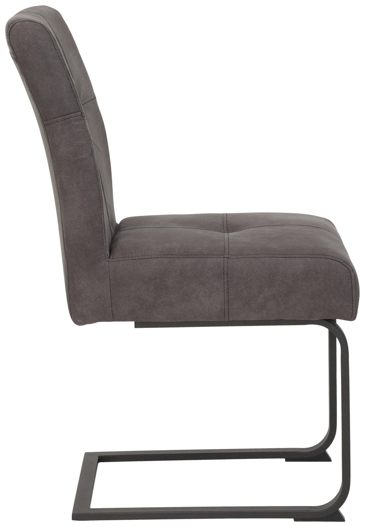 Essgruppe Luise I Eiche anthrazit Microfaser B/H/T: ca. 160x76x80 cm Luise I - Eiche/anthrazit (160,00/76,00/80,00cm) - Hela