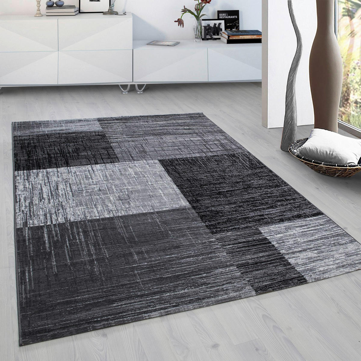 Ayyildiz Teppich PLUS schwarz B/L: ca. 120x170 cm PLUS - schwarz (120,00/170,00cm) - Ayyildiz