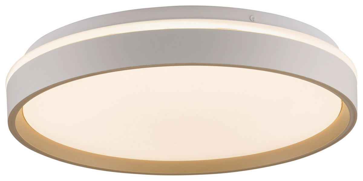 Just Light LED-Deckenleuchte sand B/H/L: ca. 38,5x7,5x38,5 cm LED-Deckenleuchte_Mio - sand (38,50/38,50/7,50cm) - Just Light