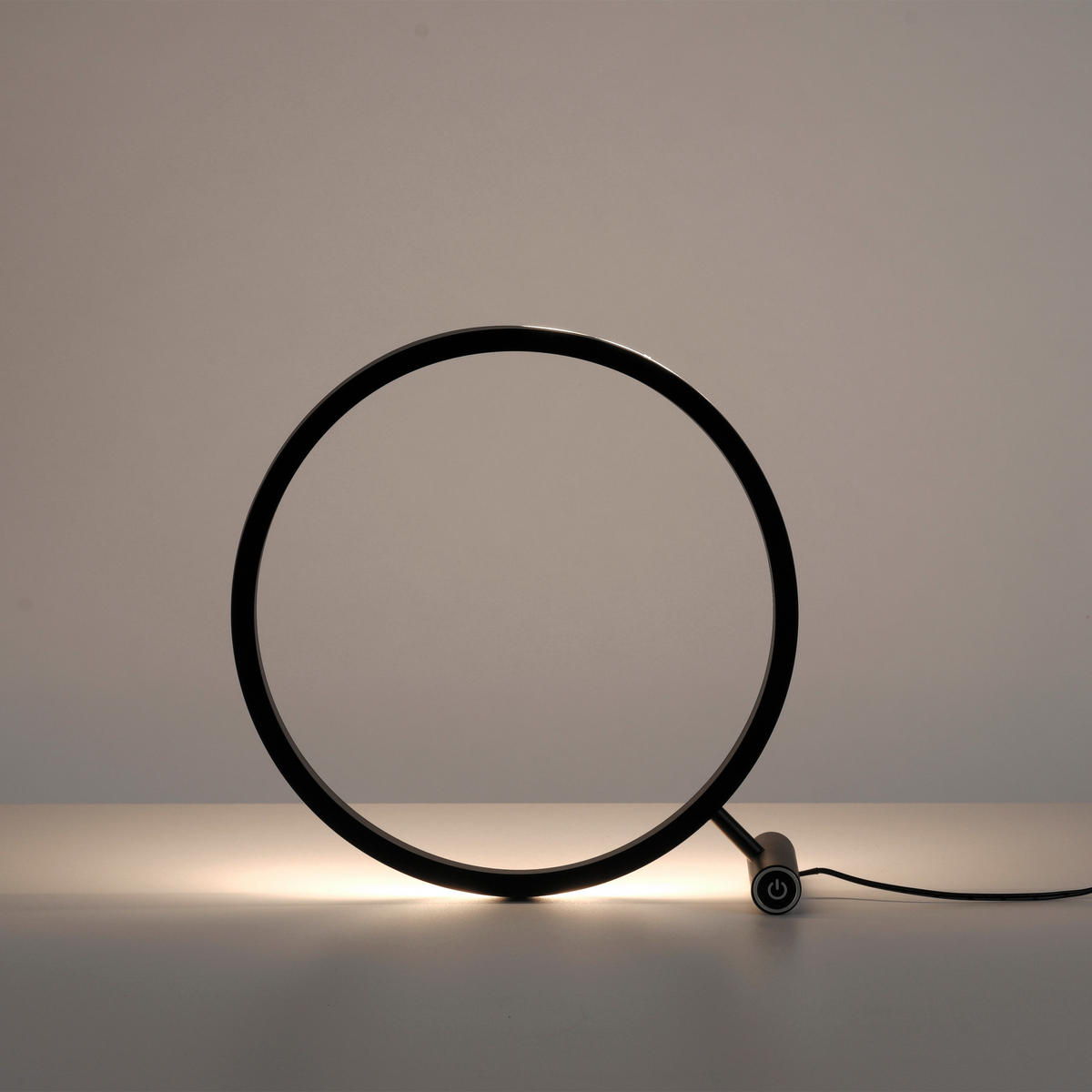 Just Light LED-Touch-Tischleuchte RITUS 15390-95 Alu weiß Metall B/H/T: ca. 30x30x10 cm 1 Brennstellen RITUS - weiß/Alu (30,00/30,00/10,00cm) - Just Light