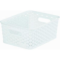 Curver Aufbewahrungskorb creme B/H/L: ca. 19,5x10,2x25,1 cm Aufbewahrungskorb_MyStyle - creme (25,10/19,50/10,20cm) - Curver