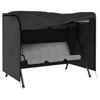 Outsunny Abdeckplane dunkelgrau Polyester B/H/L: ca. 124x164x205 cm Abdeckung für Schaukel - dunkelgrau (205,00/124,00/164,00cm) - Outsunny
