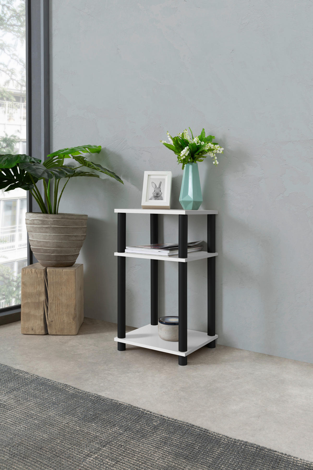 Beistelltisch Tubi B/H/T: ca. 34x58x29 cm Tubi - (34,00/58,00/29,00cm)