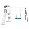 AXI Spielturm Beach Tower weiß B/H/L: ca. 357x242x349 cm Beach Tower - weiß/grau (349,00/357,00/242,00cm) - AXI
