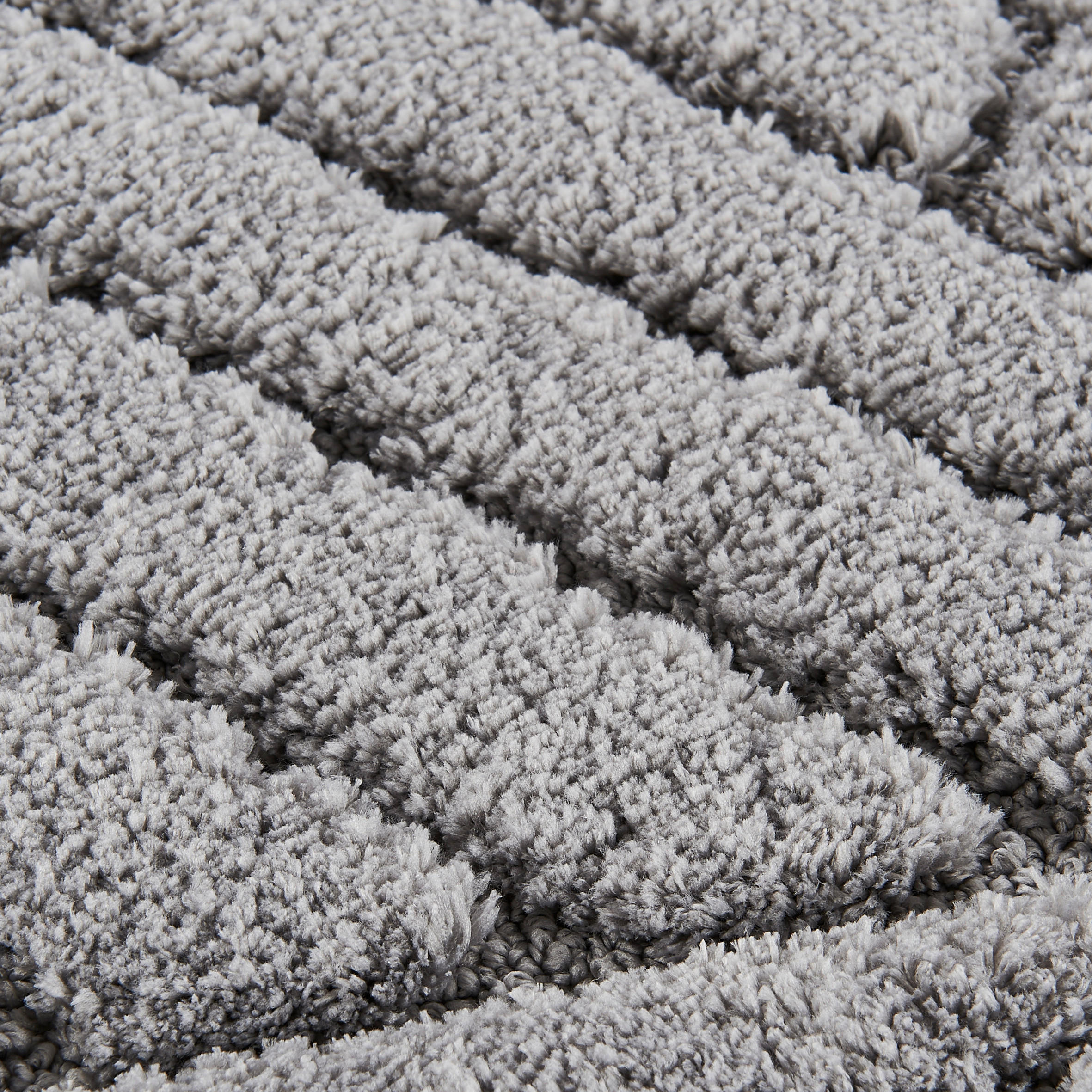 Badematte Badematte_Paul 60x90cm Streifen sil - silber (60,00/90,00cm) - Tuffi
