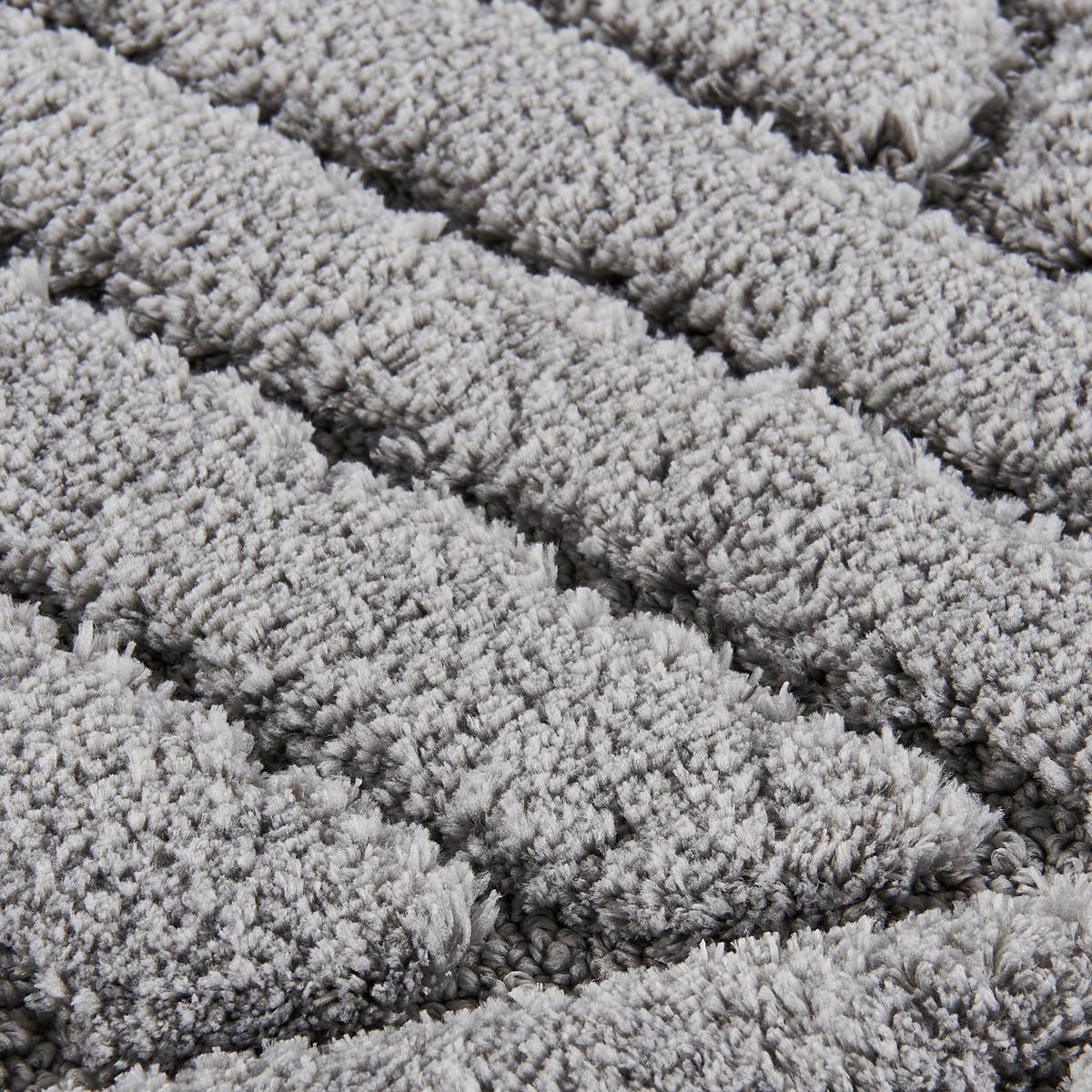 Badematte Badematte_Paul 60x90cm Streifen sil - silber (60,00/90,00cm) - Tuffi