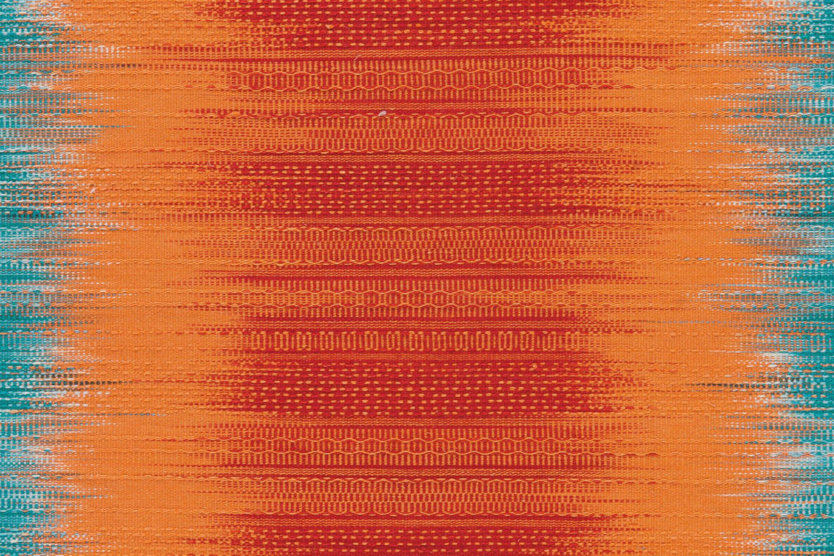 Arte Espina Outdoorteppich Sunset 8070 blau B/L: ca. 90x160 cm Sunset 8070 - blau/orange (90,00/160,00cm) - Arte Espina