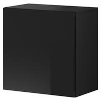 Hängeschrank VIVIEN schwarz schwarz glanz B/H/T: ca. 50x50x30 cm VIVIEN - schwarz (50,00/50,00/30,00cm) - WIPMEB