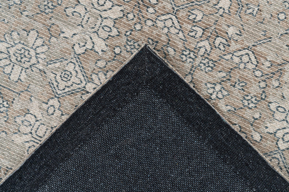 Kayoom Flachflorteppich Perry 125 beige B/L: ca. 80x150 cm Perry 125 - beige/khaki (80,00/150,00cm) - Kayoom