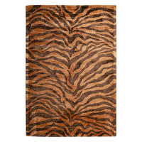 Padiro Kurzflorteppich Sinai 125 braun B/H/L: ca. 120x1,1x170 cm Sinai 125 - braun/dunkelbraun (170,00/120,00/1,10cm) - Padiro