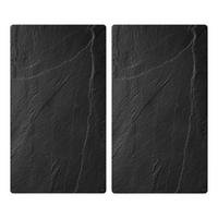 Kesper Glasschneideplatte Multi-Glasschneideplatte 2er - schwarz (59,00/36,00/2,00cm) - Kesper