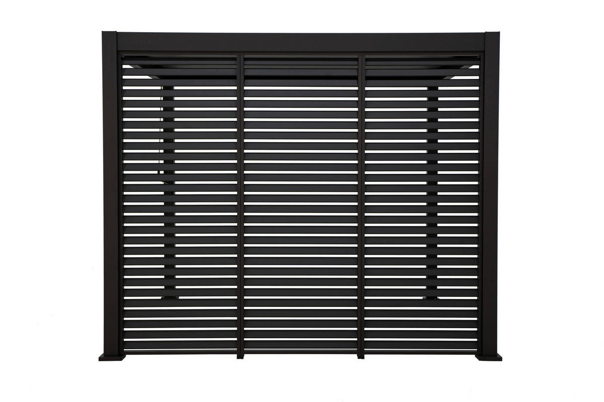 Mirador Lamellen-Seitenteil für Pergola Deluxe anthrazit Aluminium B/H/L: ca. 93x236,1x6 cm Deluxe - anthrazit (6,00/93,00/236,10cm) - Mirador