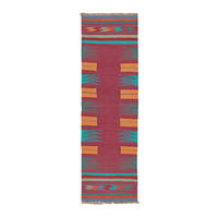 PersaTepp Teppich Kelim Gashgai multicolor B/L: ca. 63x212 cm Kelim Gashgai - multicolor (63,00/212,00cm) - PersaTepp