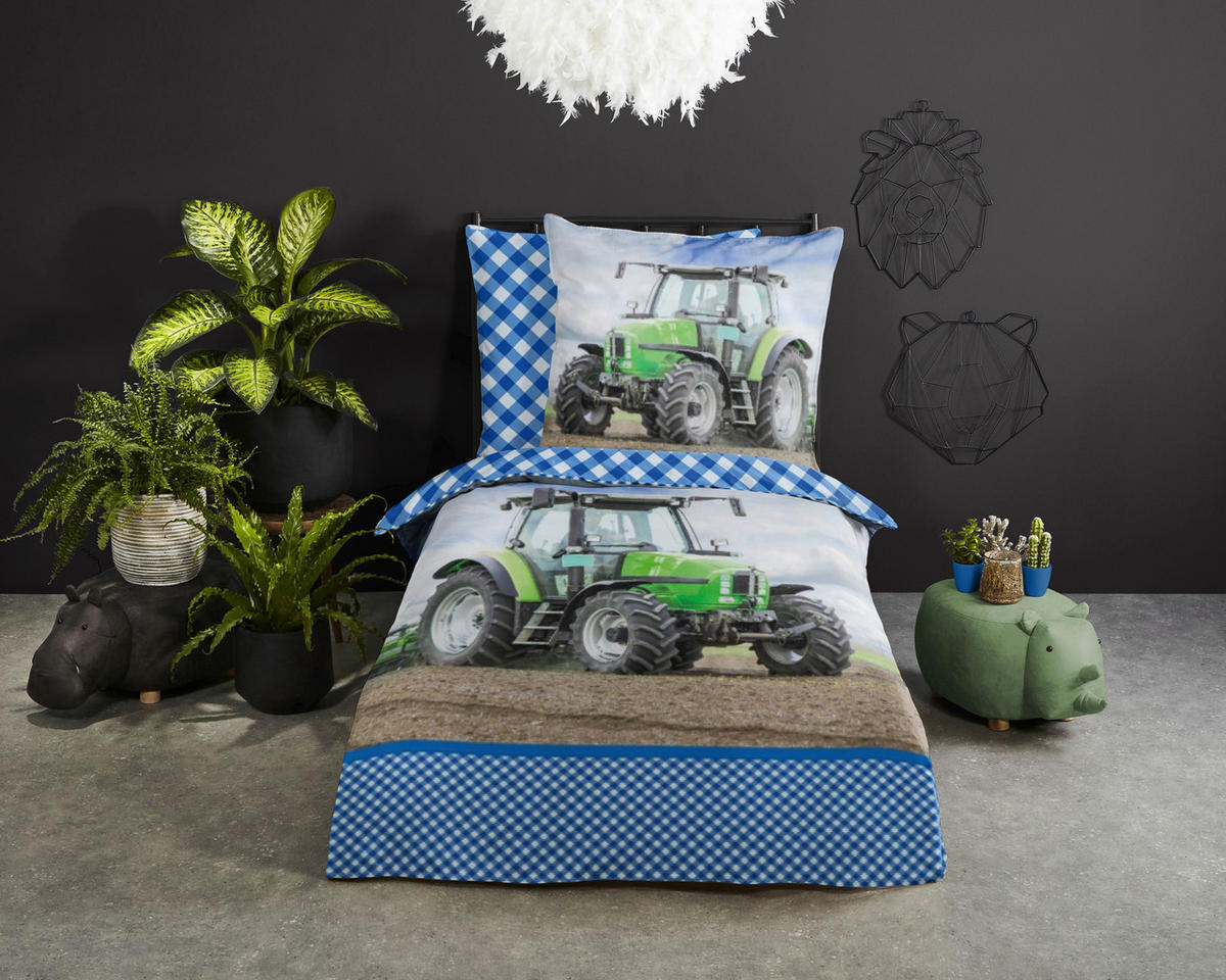 Baumwoll Bettwäsche Tractor Renforce ▷ online bei POCO kaufen