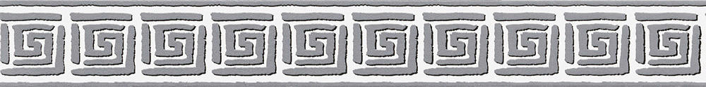 Borte B/L: ca. 5,5x500 cm Borte 93646-1 Ornament grau - (5,50/500,00cm)