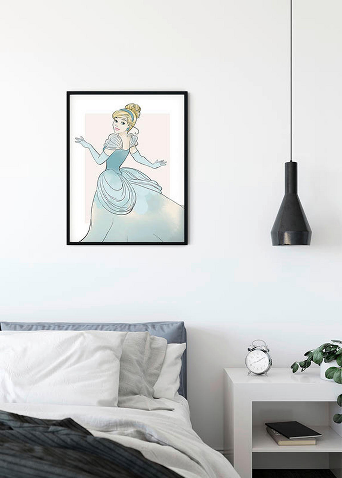 Komar Poster Cinderella Beauty Disney B/L: ca. 50x70 cm Cinderella Beauty - (50,00/70,00cm) - Komar