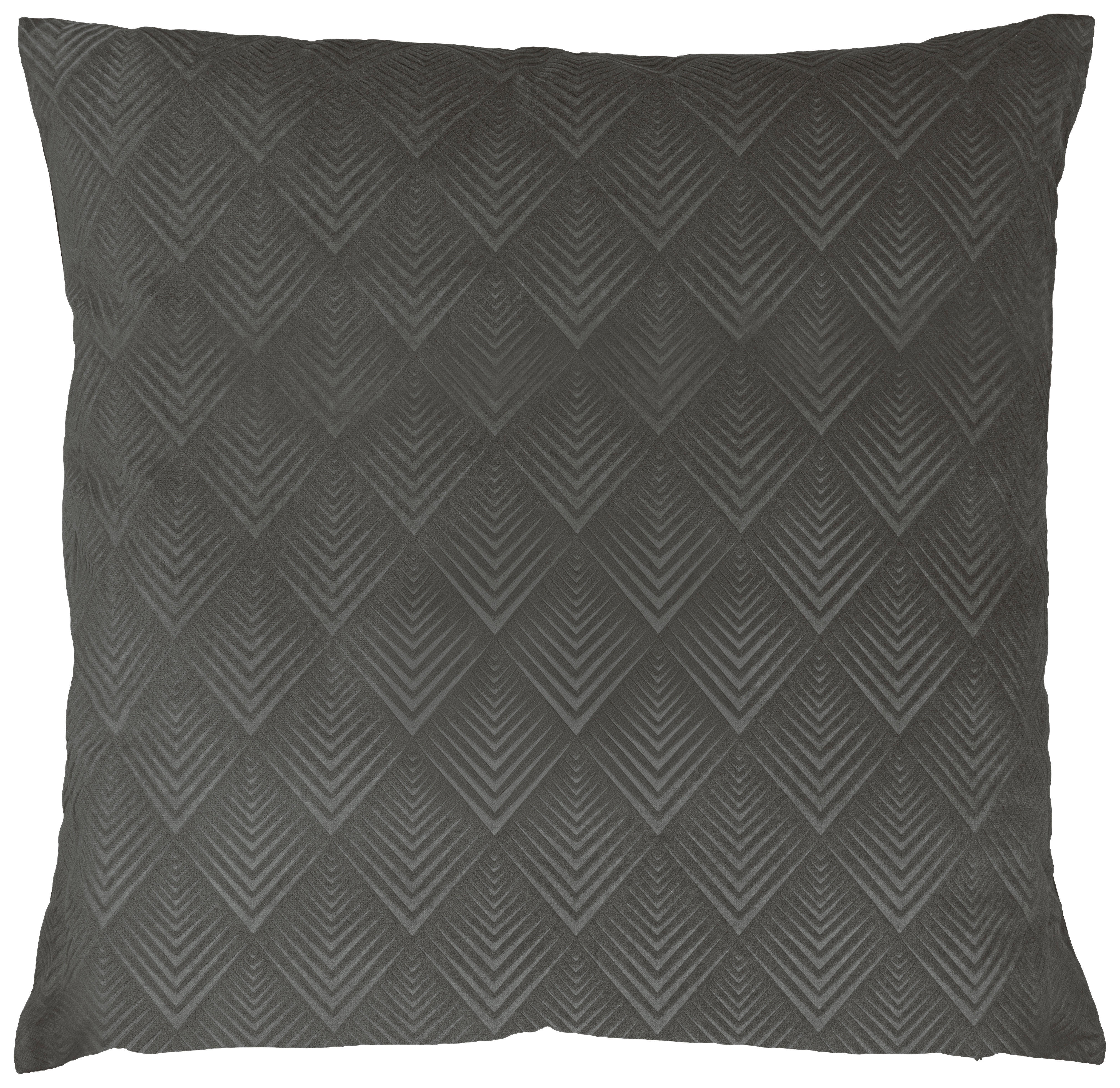 Dekokissen Dekokissen_Ricky 45x45cm grau - grau (45,00/45,00cm)