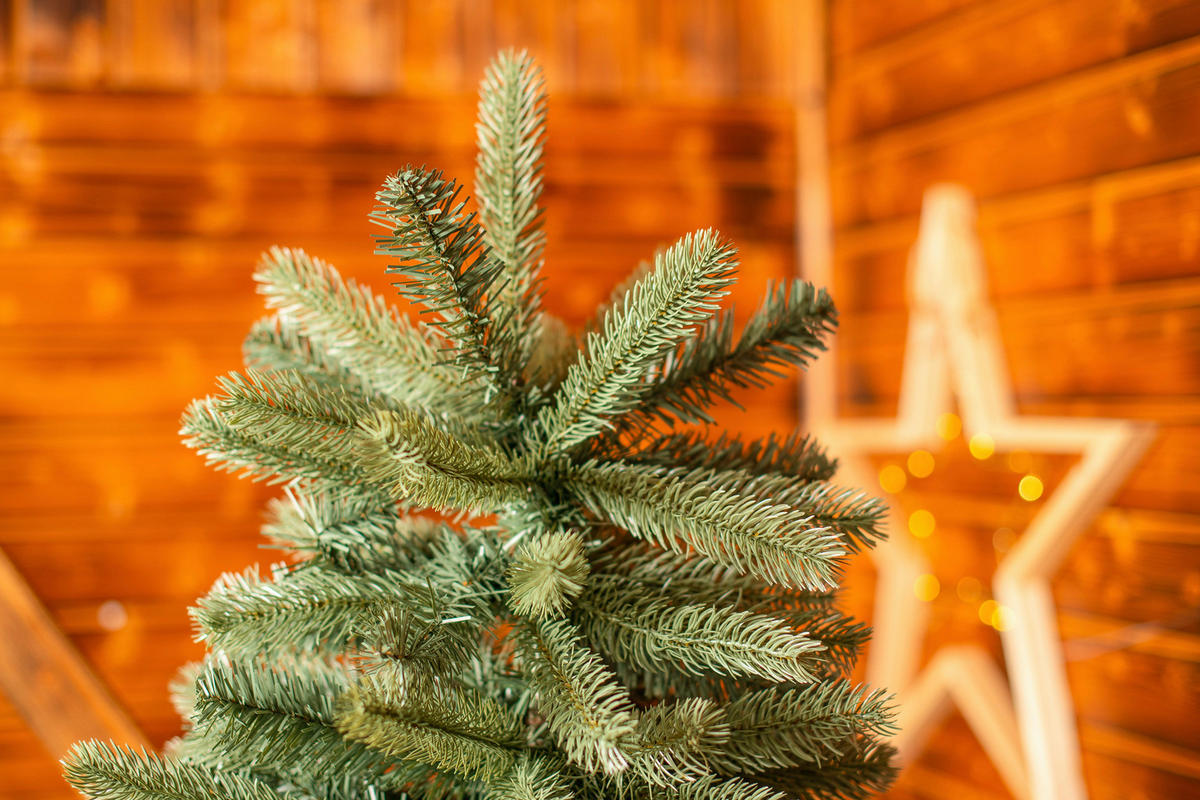 Evergreen Weihnachtsbaum Vermont Fichte grün PVC H/D: ca. 180x129 cm Vermont Fichte - grün (129,00/180,00cm) - Evergreen