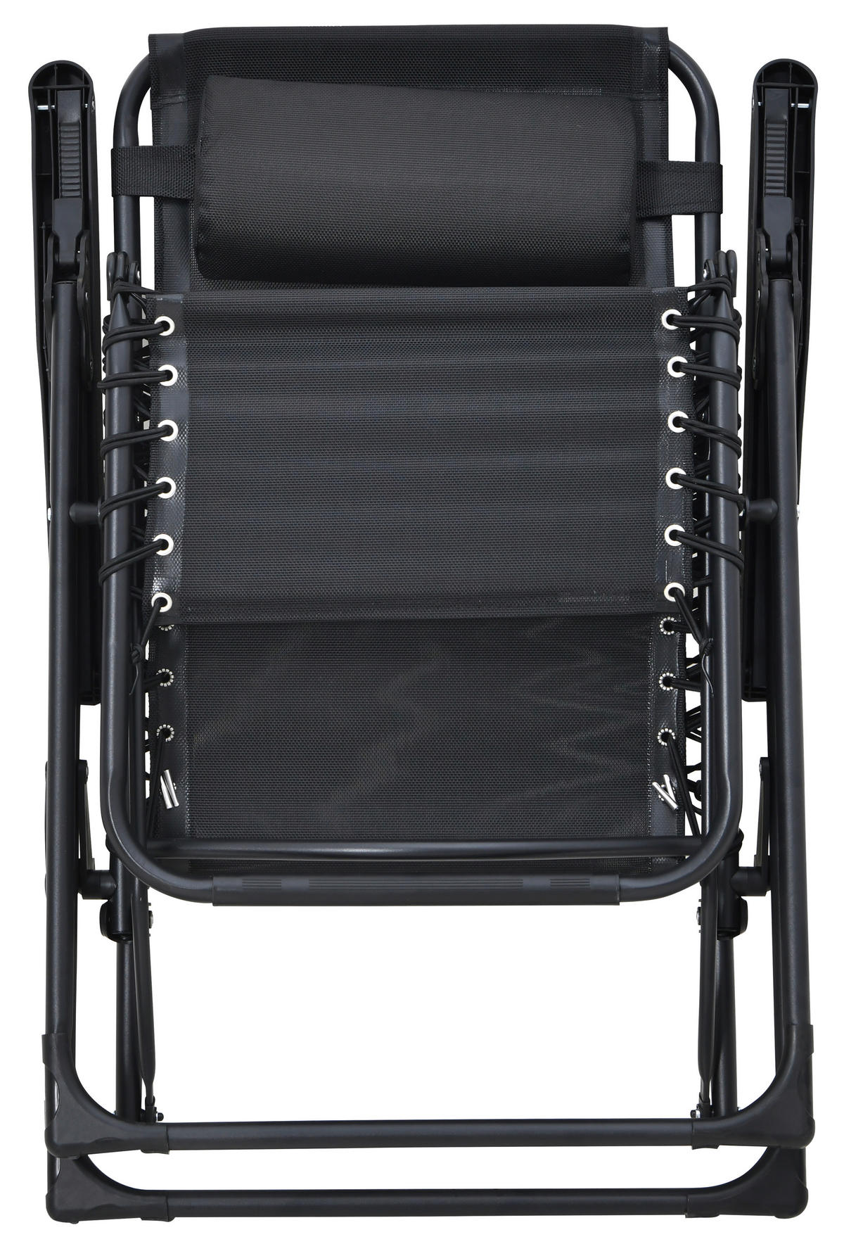 Relaxsessel schwarz Stahl B/H/L: ca. 63x107x93 cm Relaxsessel - schwarz (93,00/63,00/107,00cm)