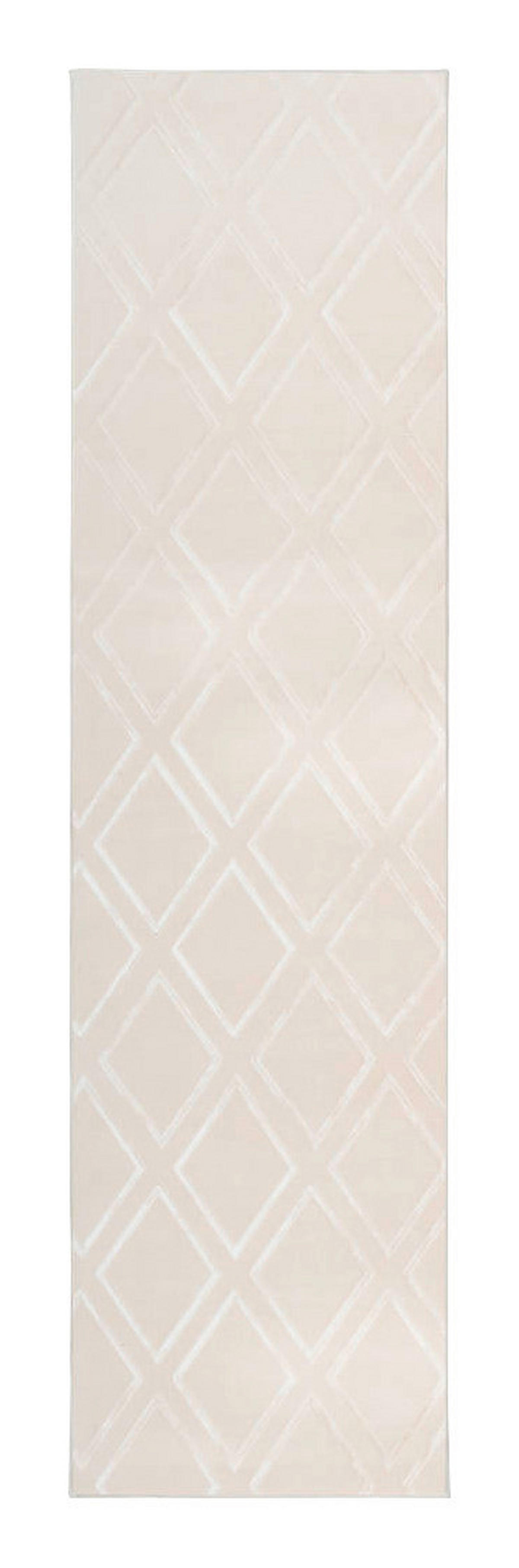 360Living Teppich Monroe creme B/L: ca. 80x300 cm Monroe - creme (80,00/300,00cm) - 360Living