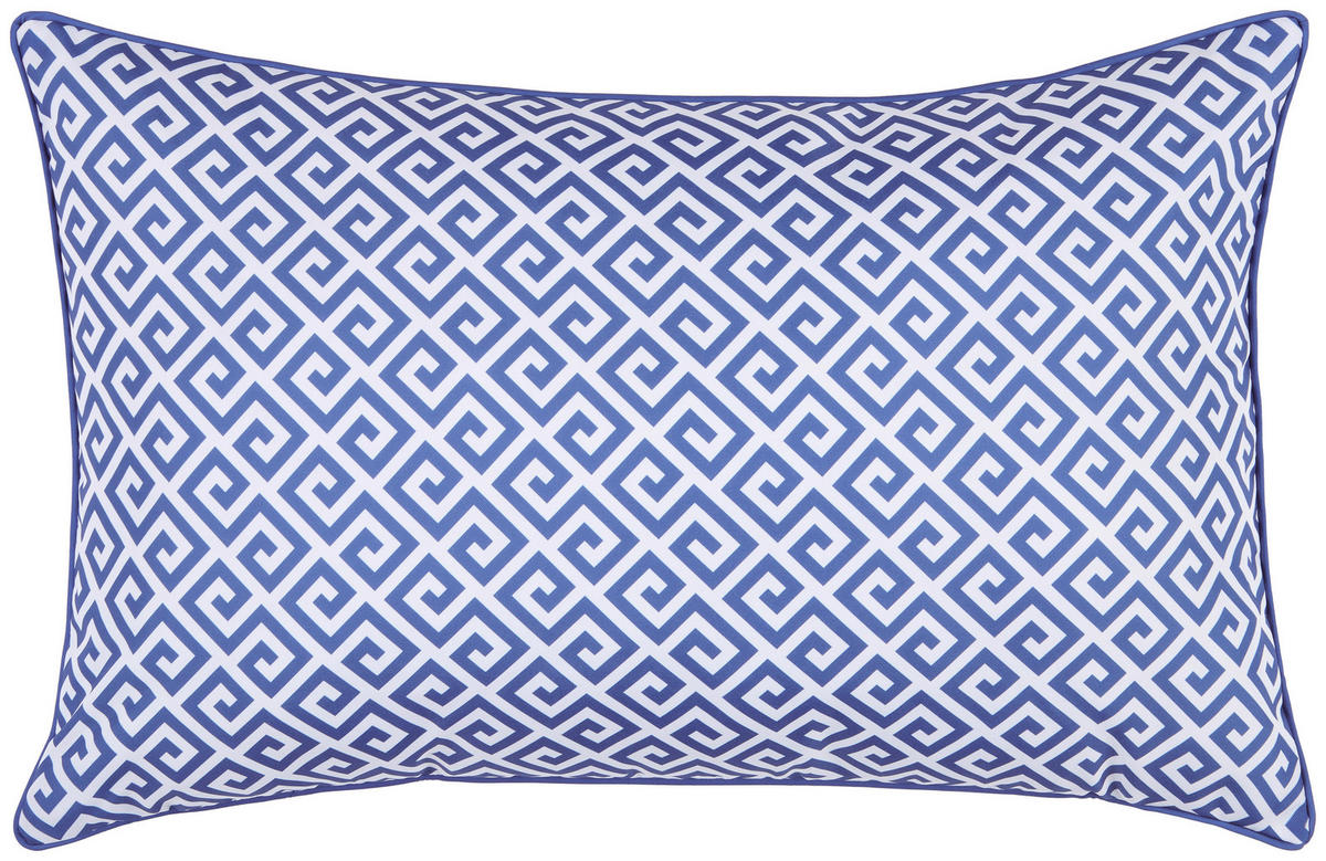 Dekokissen Dekokissen_Outdoor Kreta blau/weiß - blau/weiß (70,00/45,00cm) - POCOline