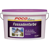 POCOline Fassadenfarbe weiß ca. 10 l Fassadenfarbe 10l - weiß (10,00l) - POCOline