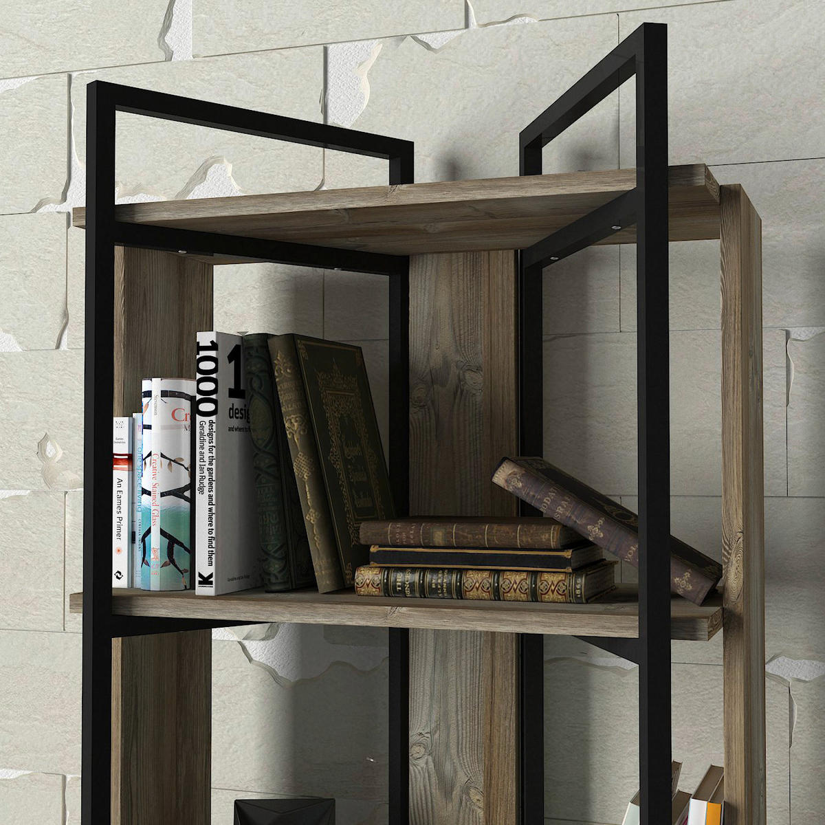 Regal Costa Eiche Nachbildung B/H/T: ca. 64x100x35 cm Costa - Eiche (64,00/100,00/35,00cm) - moebel17