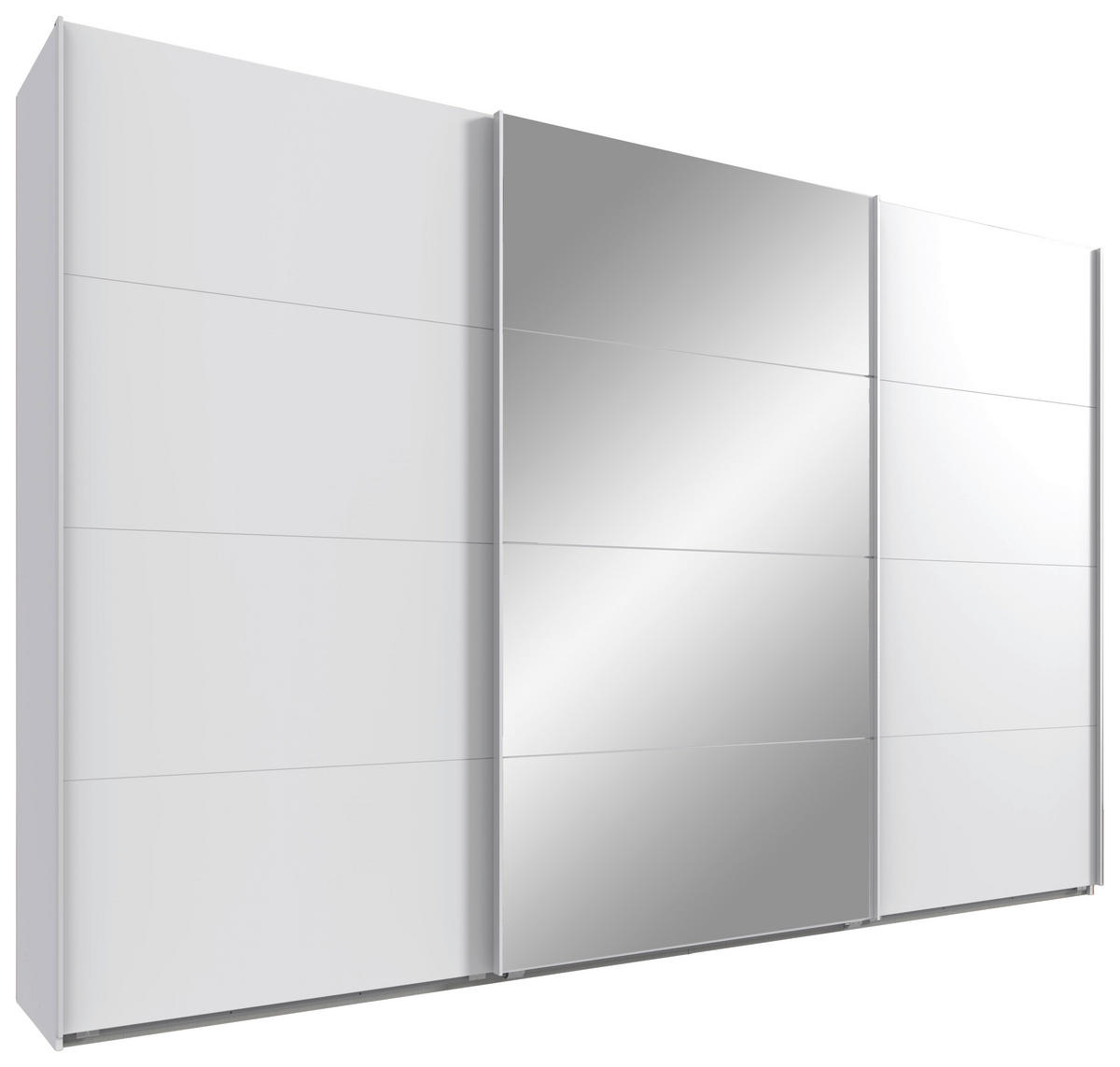 Schwebetürenschrank Norderstedt weiß B/H/T: ca. 360x236x64 cm Norderstedt - weiß (360,00/236,00/64,00cm)