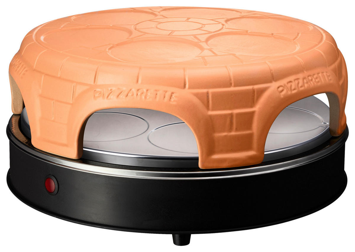 Pizzaofen Pizzarette 4 Personen Emerio PO-115985 Pizza-Dom Mini-Pizza-Maker